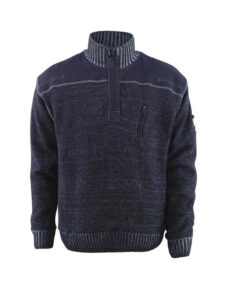 Mascot Strickpullover mit kurzem Reißverschluss