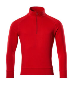 Mascot Sweatshirt mit kurzem Reißverschluss