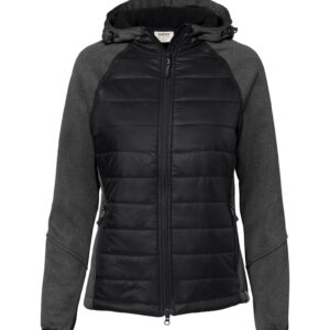 HAKRO Damen Kapuzen-Hybridjacke Contrast
