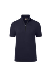 HAKRO Damen Zip-Shirt Piqué MIKRALINAR® ECO