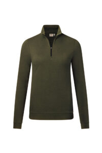HAKRO Damen Zip-Longsleeve Piqué MIKRALINAR® ECO