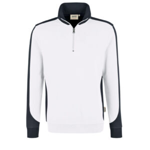 HAKRO Zip-Sweatshirt Contrast MIKRALINAR®