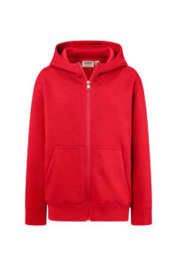 HAKRO Kinder Kapuzen-Sweatjacke Bio-Baumwolle