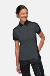 HAKRO Damen Poloshirt Contrast MIKRALINAR® ECO