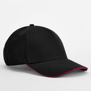 EarthAware® Classic Organic Cotton 5 Panel Cap - Sandwich Peak