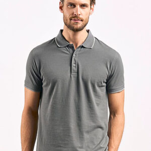 Unisex Polo Contrast Stripes