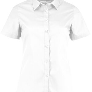 Women´s Tailored Fit Poplin Shirt Short Sleeve