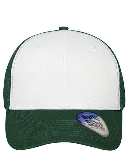 white-dark-green