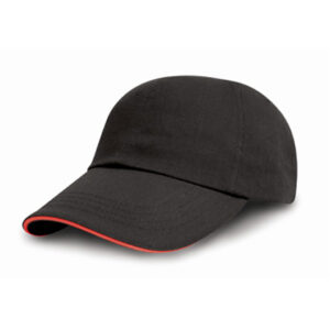 Brushed Cotton Decorators Cap With Sandwich Peak