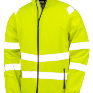 Recycled Printable Safety Softshell Jacket