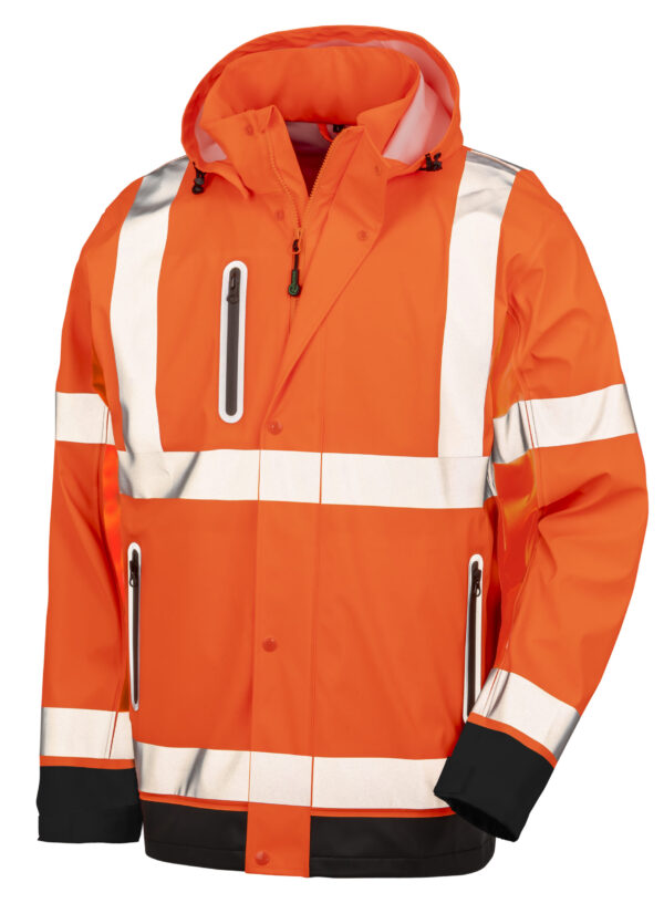 fluorescent-orange-black