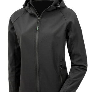 Women´s Recycled 3-Layer Printable Hooded Softshell Jacket