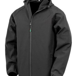 Men´s Recycled 3-Layer Printable Hooded Softshell Jacket