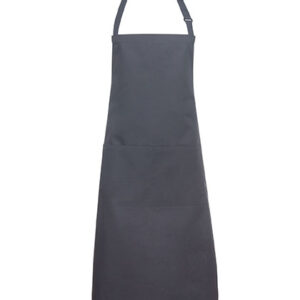 Latzschürze Basic mit Tasche und Schnalle