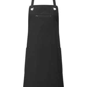 'Barley' Contrast Stitch Sustainable Bib Apron
