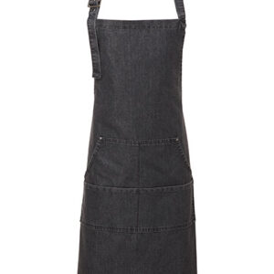 Jeans Stitch Denim Bib Apron