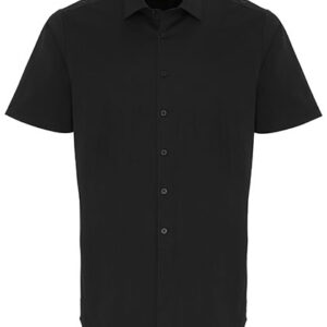 Men´s Stretch Fit Poplin Short Sleeve Cotton Shirt