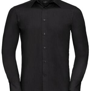 Men´s L/S Poly-Cotton Easy Care Tailored Poplin Shirt