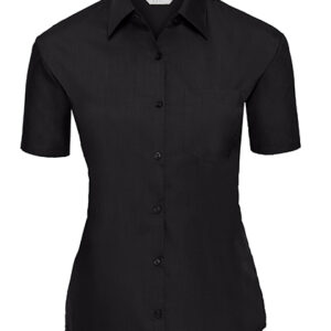 Ladies´ Short Sleeve Poly-Cotton Easy Care Poplin Shirt