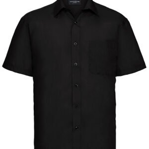 Men´s Short Sleeve Poly-Cotton Easy Care Poplin Shirt