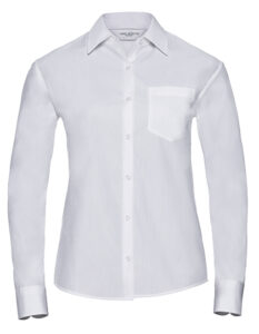 Ladies´ L/S Pure Cotton Easy Care Poplin Shirt