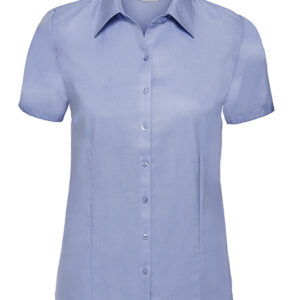 Ladies´ Short Sleeve Herringbone Shirt