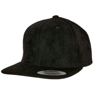 Suede Leather Snapback